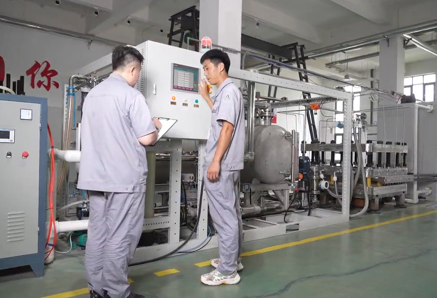 Shandong Saikesaisi Hydrogen Energy Co., Ltd dây chuyền sản xuất của nhà sản xuất